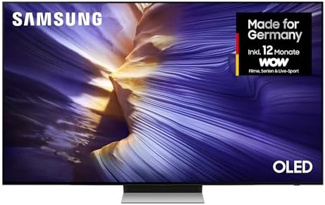 Samsung OLED 4K S90F 83 Zoll (210 cm), UHD Fernseher, NQ4 AI Gen3 Prozessor, OLED HDR+, 4K Upscaling Pro, Dolby Atmos, Gaming Hub, Motion Xcelerator 144Hz, Samsung Vision AI Smart TV [Energieklasse F]