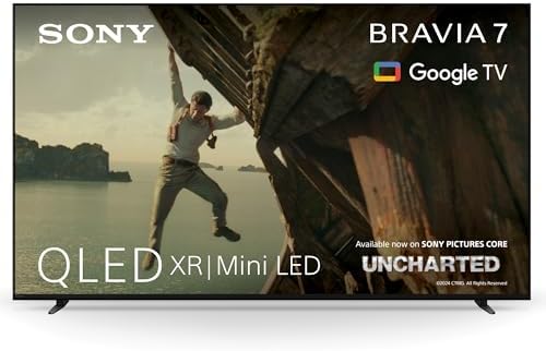 Sony BRAVIA 7 QLED (XR l Mini LED) 85 Zoll 4K HDR Google Smart TV (2024) | Gaming Features, IMAX Enhanced, Dolby Vision Atmos, Chromecast, AirPlay, 120Hz 85XR70 [Energieklasse C]